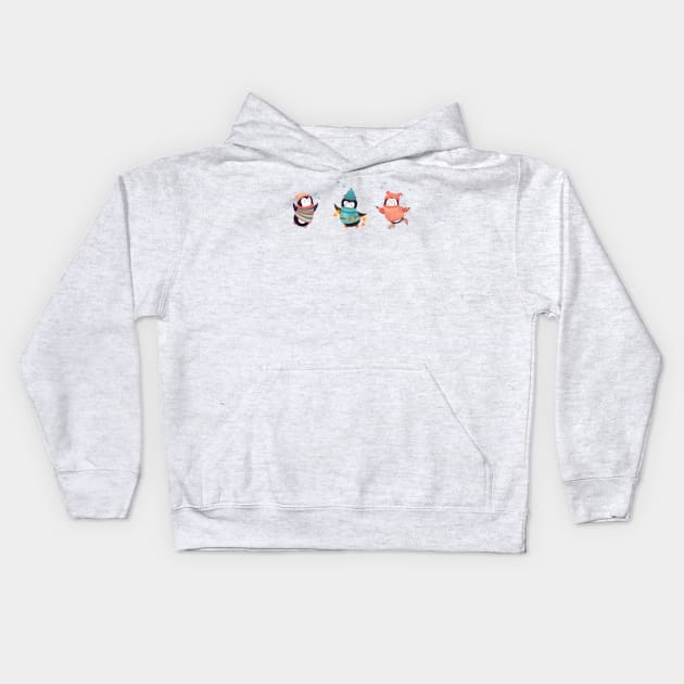 Christmas sweaters Kids Hoodie by Elena Amo